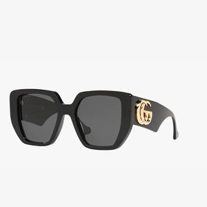 GUCCI Women’s luxury oversized sunglasses large GG Logo GG0956S